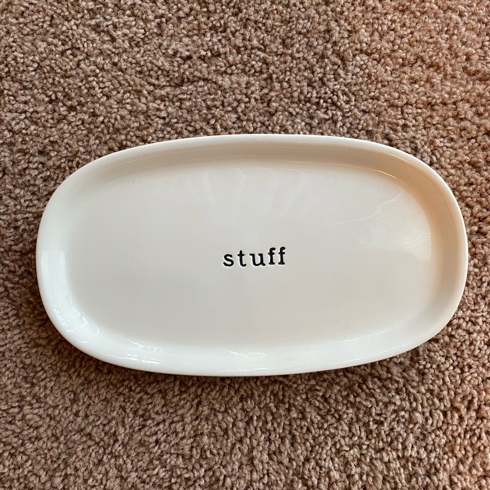 White Jewelry Tray